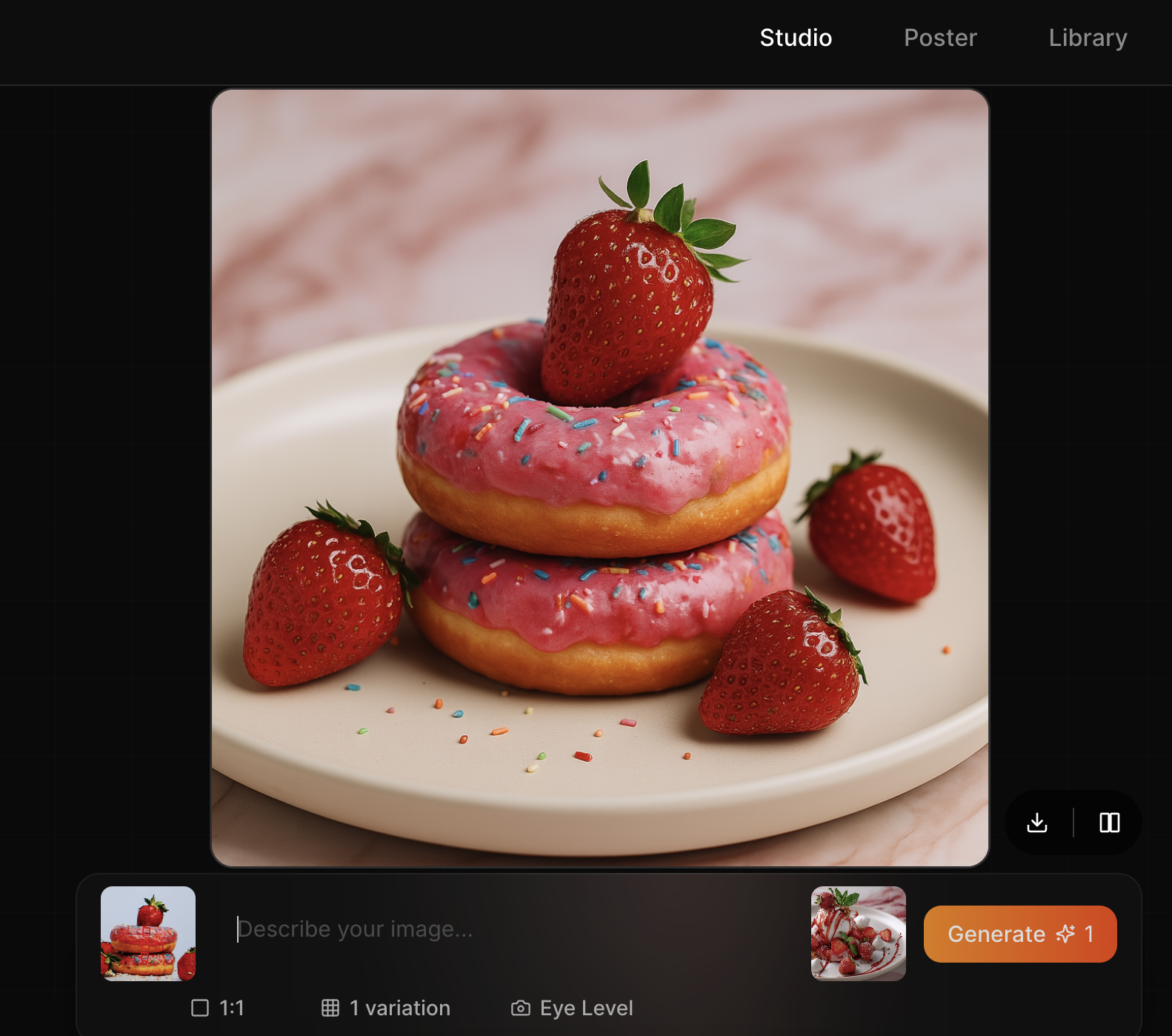 screenshot of FoodShot AI